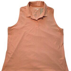 Nike Drifit Sleeveless Button collar neck top